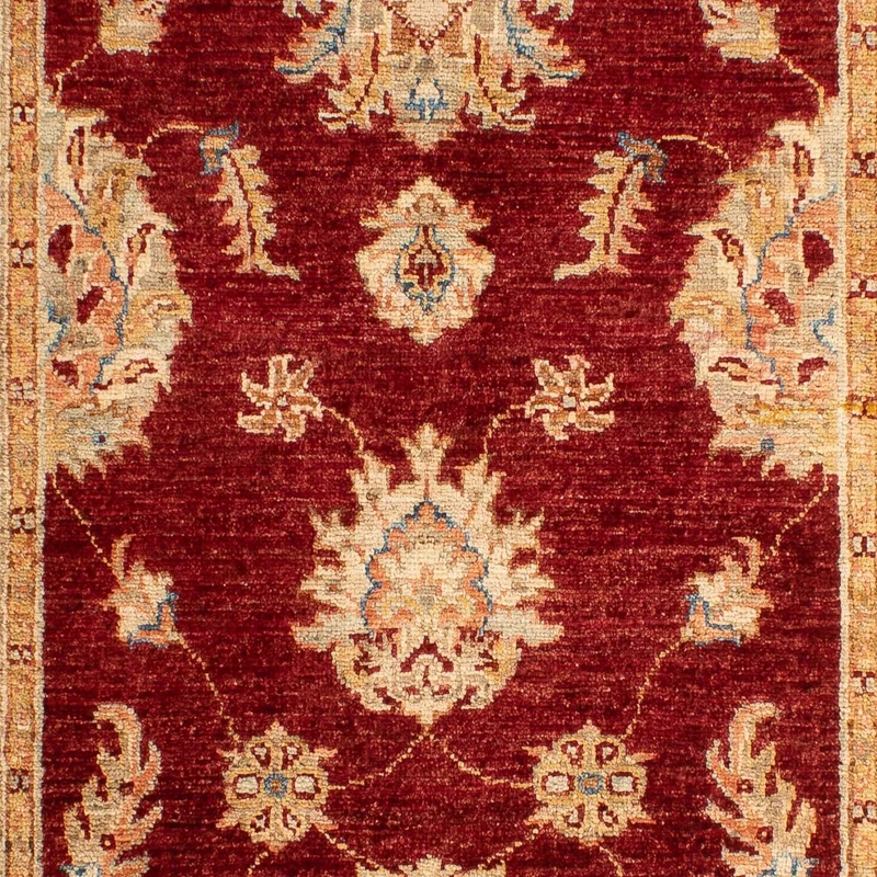 Ziegler Teppich 84 x 119 cm - dunkelrot
