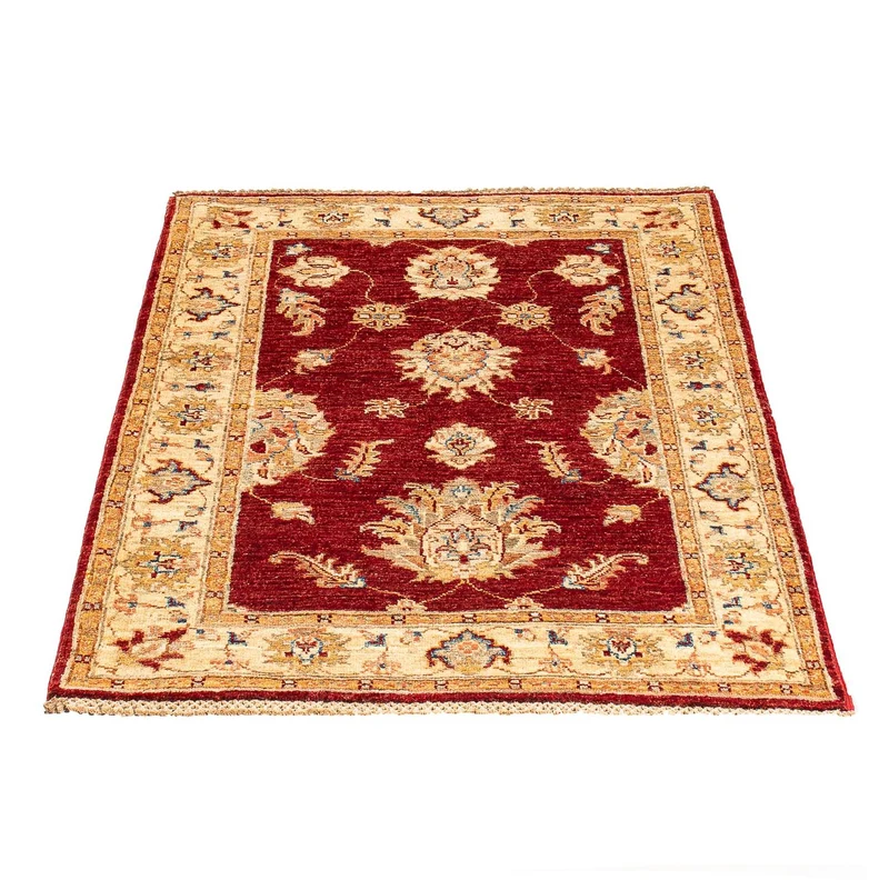 Ziegler Teppich 84 x 119 cm - dunkelrot