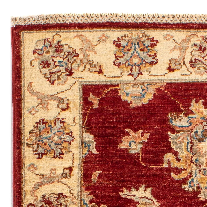 Ziegler Teppich 84x124cm - Orientteppich - dunkelrot