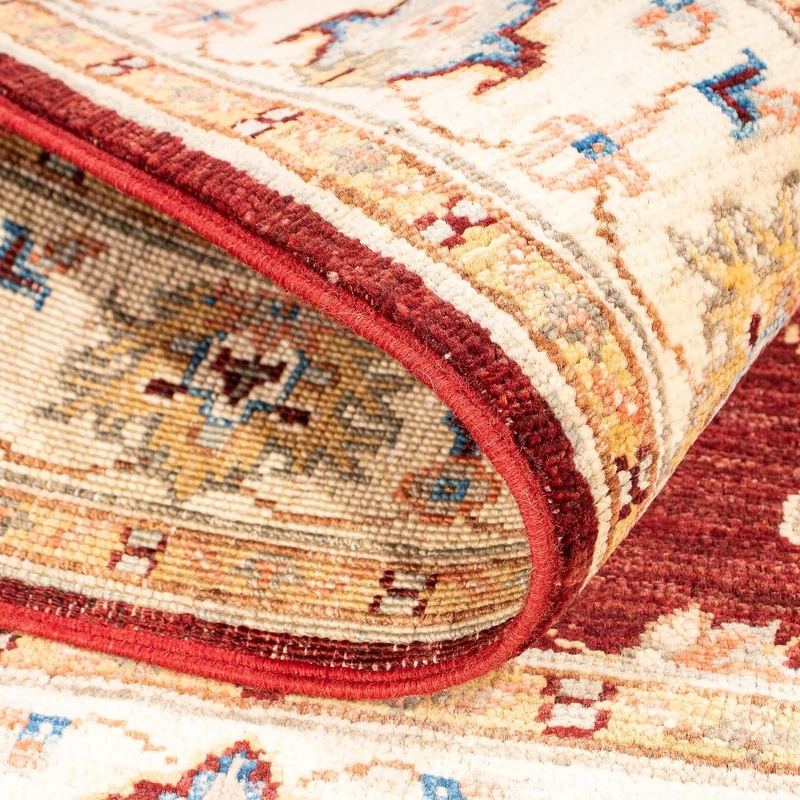 Ziegler Teppich 84x124cm - Orientteppich - dunkelrot