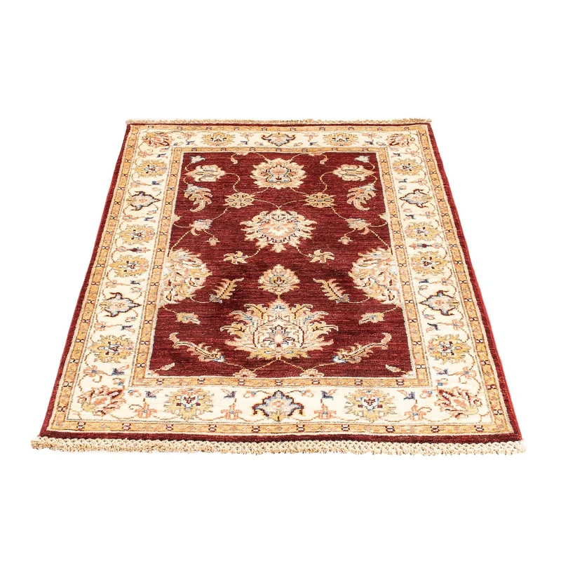 Ziegler Teppich 84x124cm - Orientteppich - dunkelrot