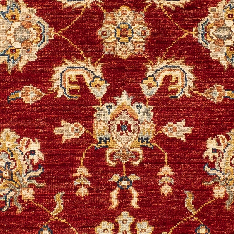 Ziegler Teppich 88x155cm - Orientteppich - dunkelrot