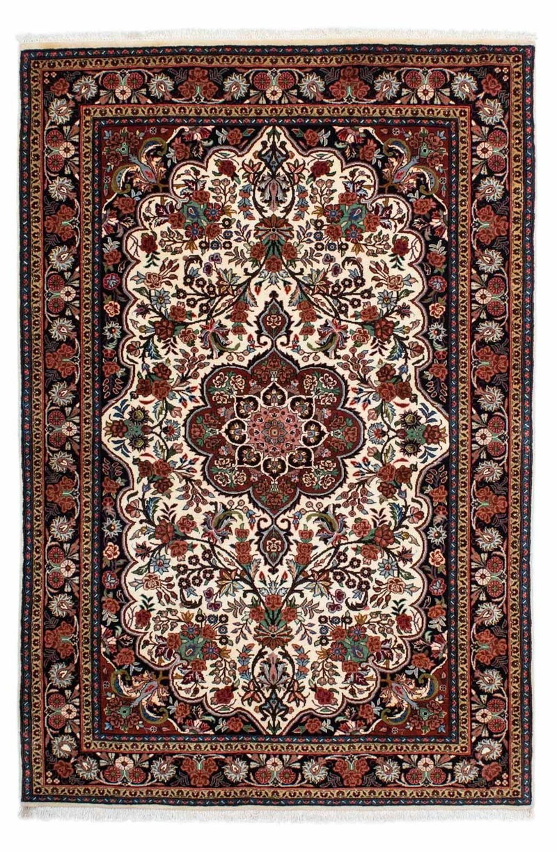 Bidjar Teppich 137x208cm - Perserteppich - beige