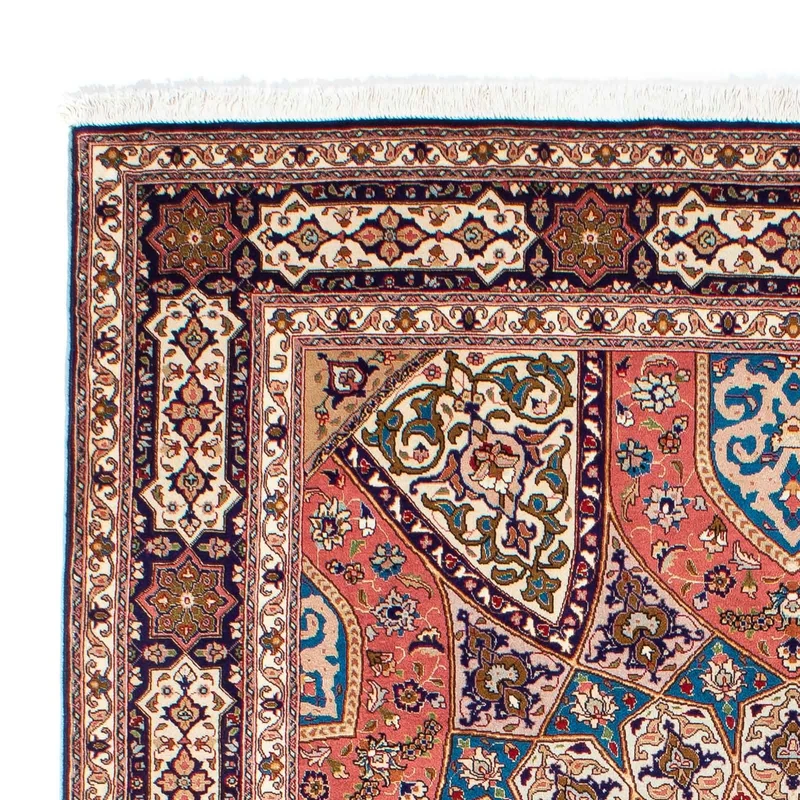 Täbriz - 50 Raj Teppich 168x242cm - Perserteppich - mehrfarbig