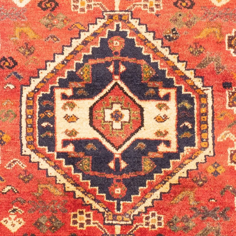 Shiraz Teppich 105x155cm - Perserteppich - hellrot