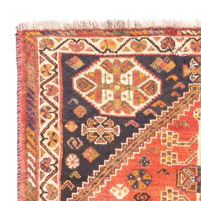 Shiraz Teppich 105x155cm - Perserteppich - hellrot