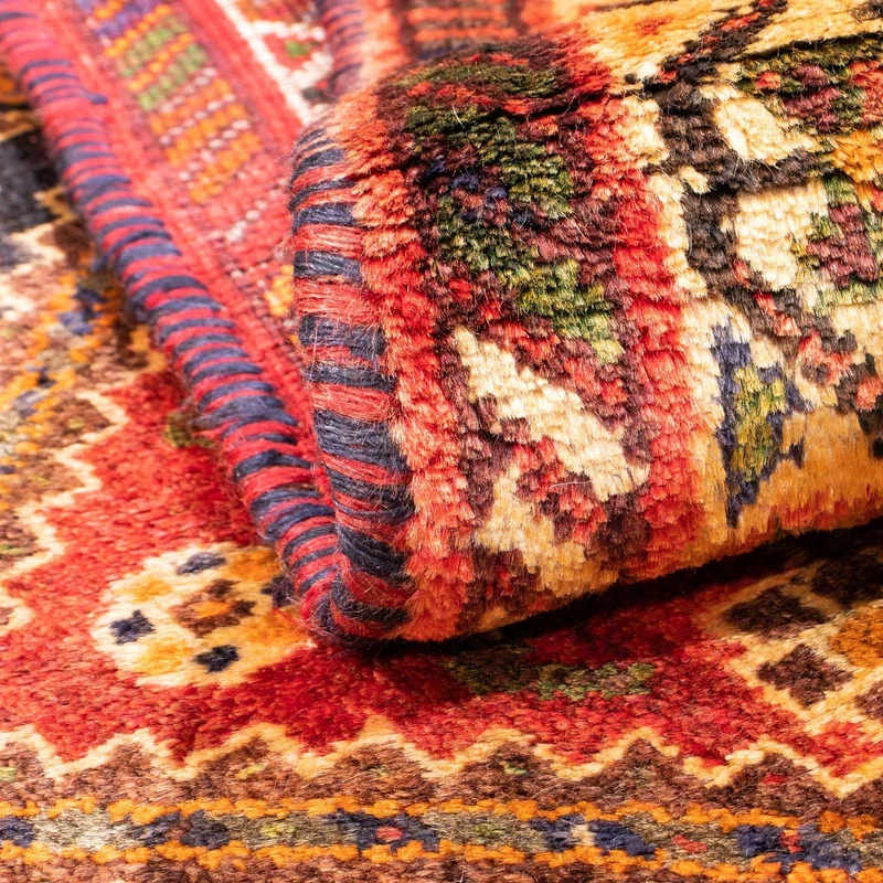 Shiraz Teppich 105x155cm - Perserteppich - hellrot