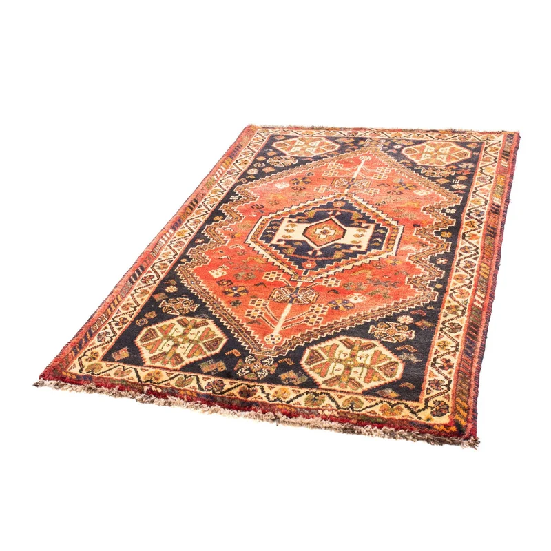 Shiraz Teppich 105x155cm - Perserteppich - hellrot