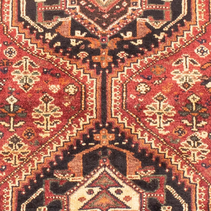 Shiraz Teppich 106x153cm - Perserteppich - dunkelrot
