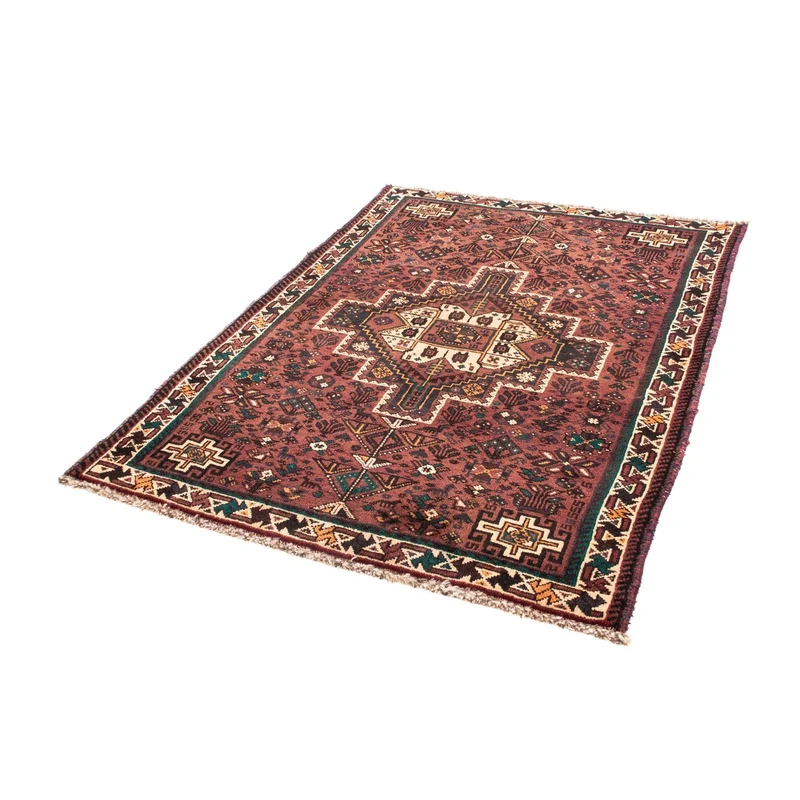 Shiraz Teppich 107x147cm - Perserteppich - dunkelbraun