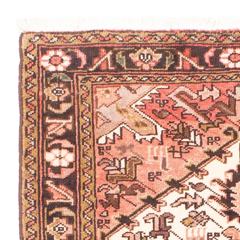 Heriz Teppich 100x148cm - Perserteppich - beige
