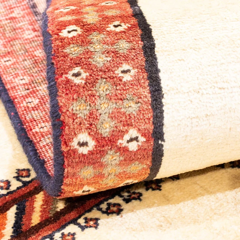 Ghashghai Teppich 110x152cm - Perserteppich - beige