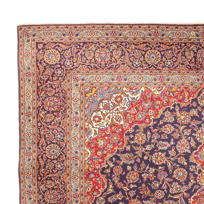 Perserteppich - Keshan - 295 x 380 cm - dunkelblau