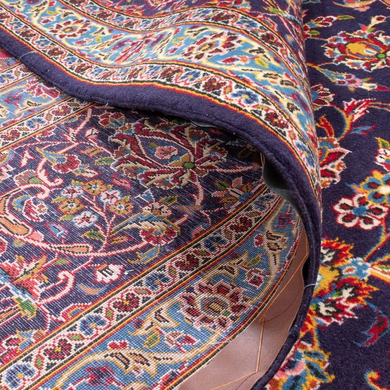 Perserteppich - Keshan - 295 x 380 cm - dunkelblau