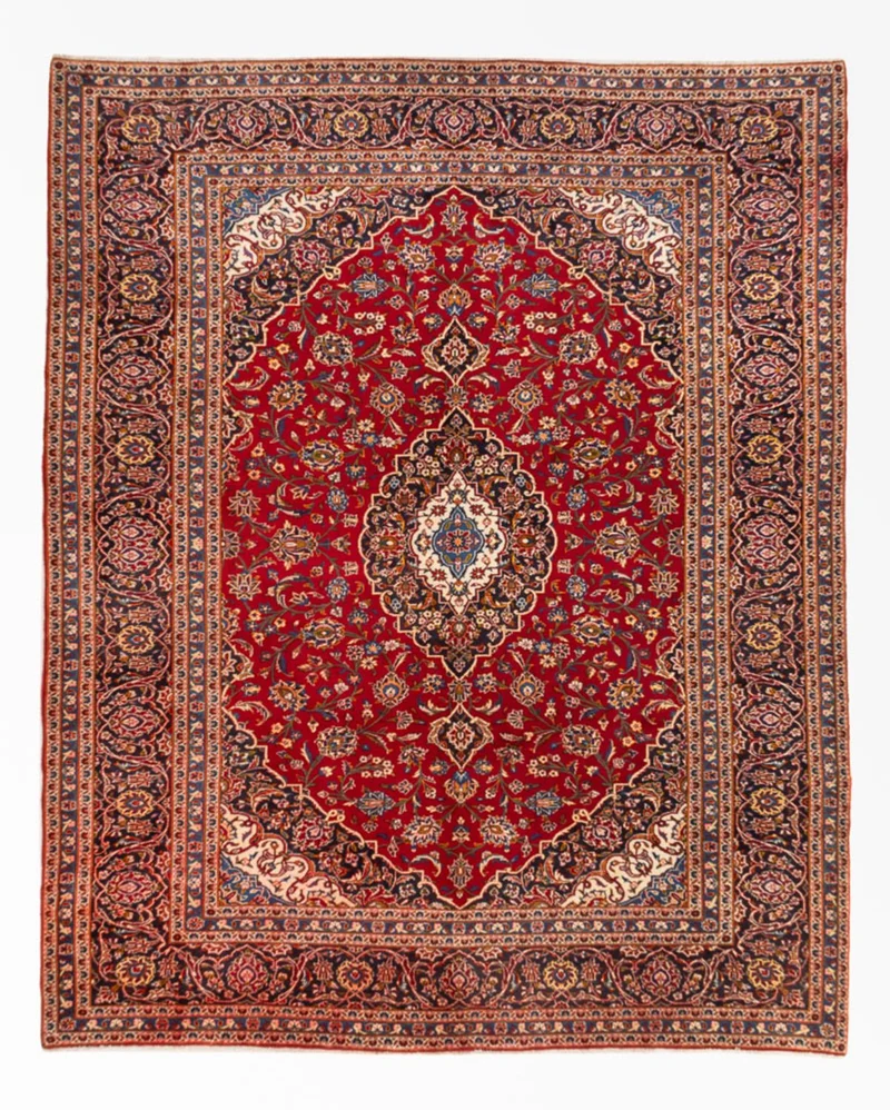 Perserteppich - Keshan - 260 x 335 cm - rot