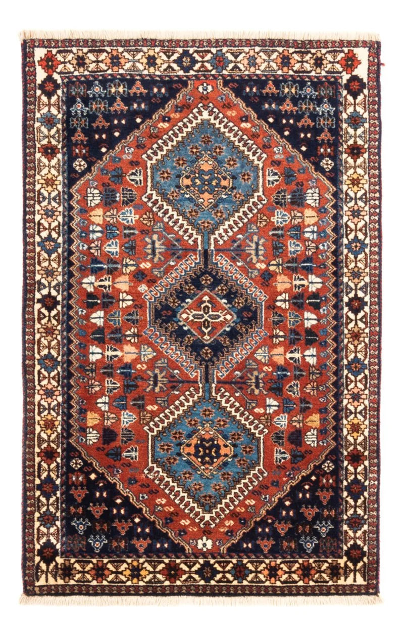 Yalameh Teppich 83x130cm - Perserteppich - rot