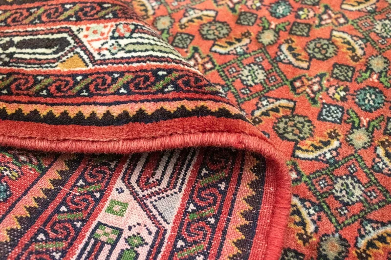 Hosseinabad Teppich 106x140cm - Perserteppich - orange