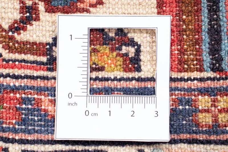 Hosseinabad Teppich 105x160cm - Perserteppich - dunkelrot