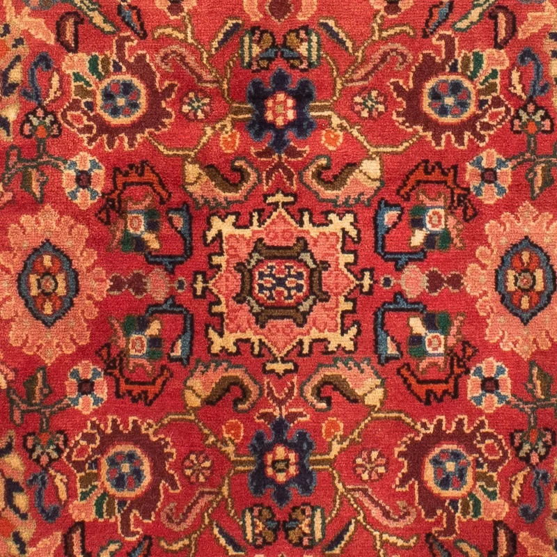 Hosseinabad Teppich 110x143cm - Perserteppich - dunkelrot