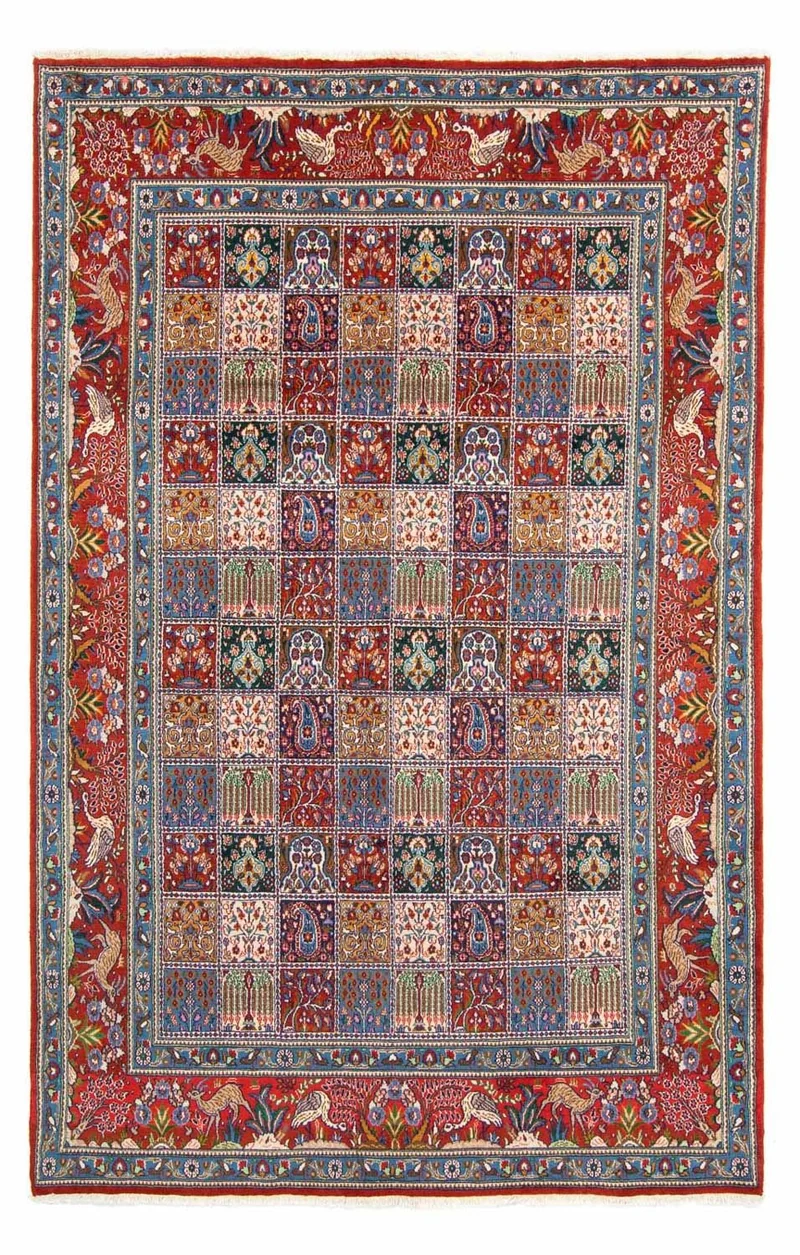 Moud Teppich 192x295cm - Perserteppich - rot