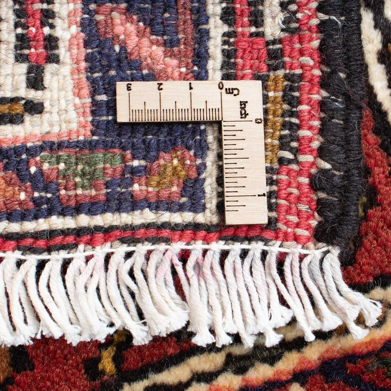 Qaraja Teppich 70x98cm - Perserteppich - dunkelrot