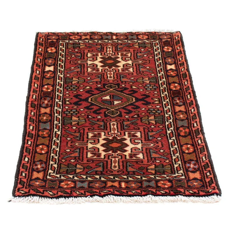 Qaraja Teppich 65x105cm - Perserteppich - braun