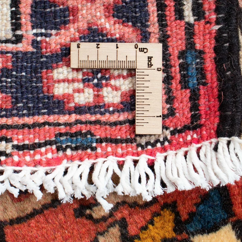 Qaraja Teppich 65x100cm - Perserteppich - hellrot
