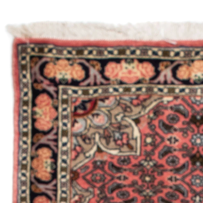 Hamadan Teppich 75x123cm - Perserteppich - hellrot