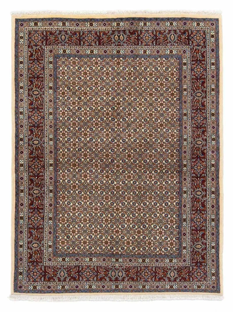 Moud Teppich 147x195cm - Perserteppich - mehrfarbig