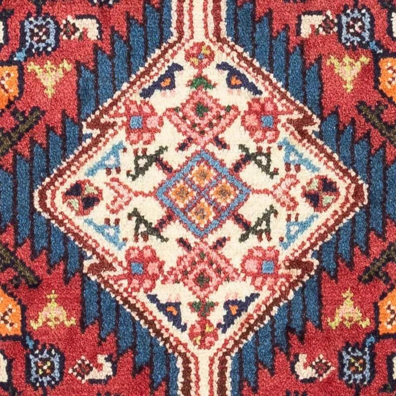 Hosseinabad Teppich 80x125cm - Perserteppich - rot