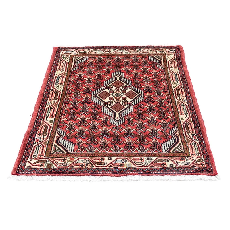 Hosseinabad Teppich 80x125cm - Perserteppich - rot