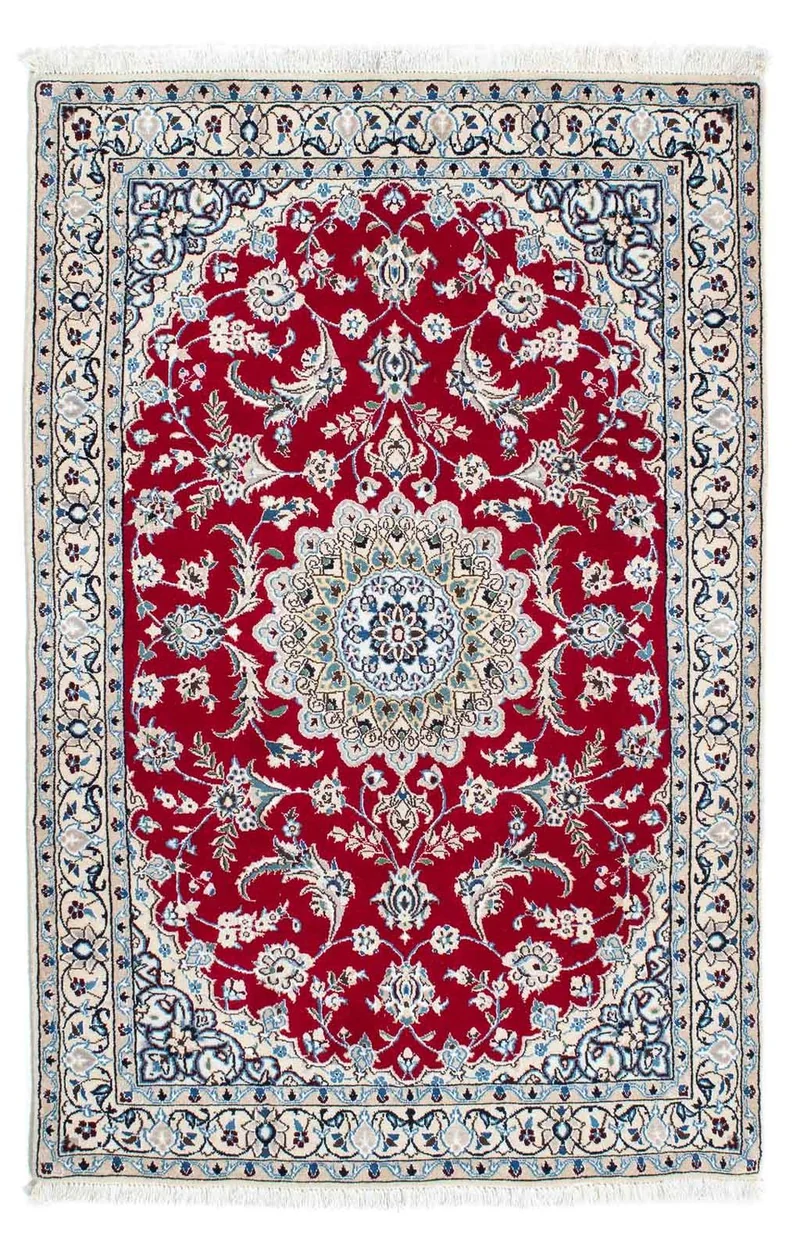 Nain - 9La Teppich 108x170cm - Perserteppich - rot