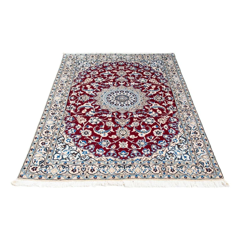 Nain - 9La Teppich 112x172cm - Perserteppich - dunkelrot