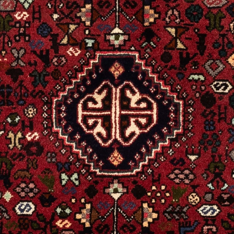 Abadeh Teppich 110x152cm - Perserteppich - dunkelrot