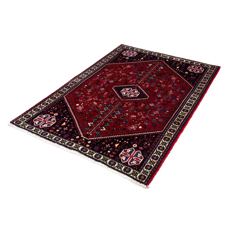 Abadeh Teppich 100x148cm - Perserteppich - dunkelrot