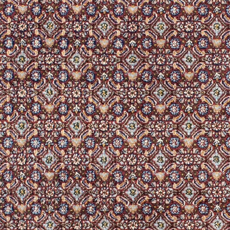 Moud Teppich 145x205cm - Perserteppich - dunkelrot