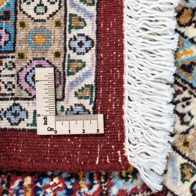 Moud Teppich 145x205cm - Perserteppich - dunkelrot