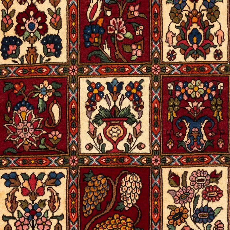Bachtiar Teppich 103x150cm - Perserteppich - dunkelblau
