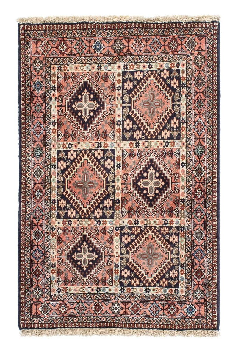 Yalameh Teppich 100x147cm - Perserteppich - hellrot