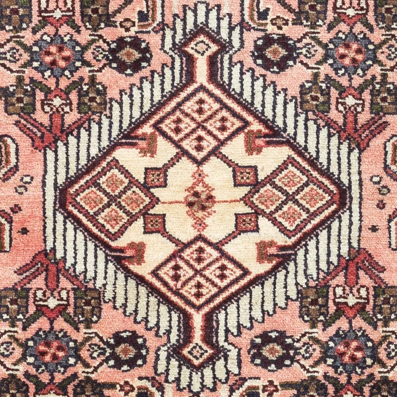 Hosseinabad Teppich 80x121cm - Perserteppich - hellrot