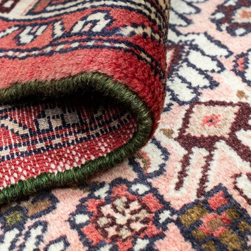Hosseinabad Teppich 80x121cm - Perserteppich - hellrot