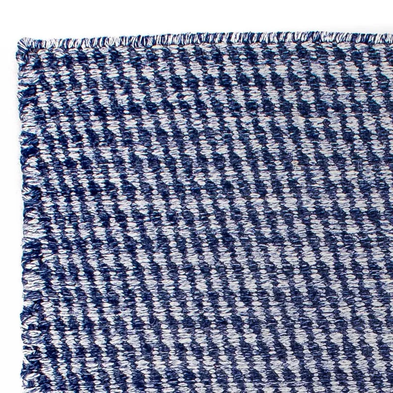 Kelim Modern Teppich 62x63cm - dunkelblau