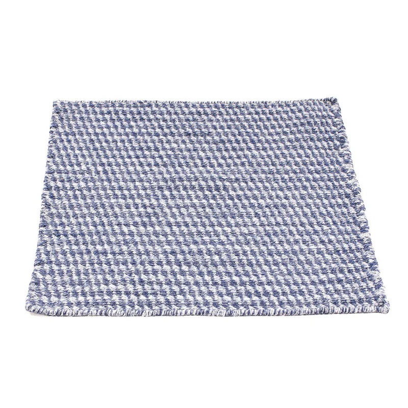 Kelim Modern Teppich 62x63cm - dunkelblau