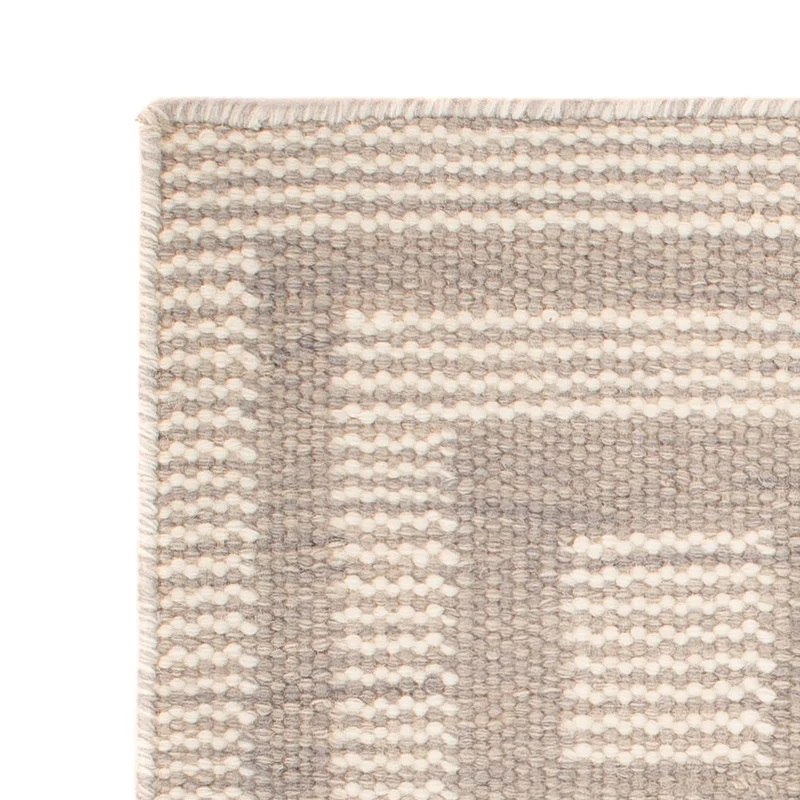 Kelim Modern Teppich 60x60cm - beige