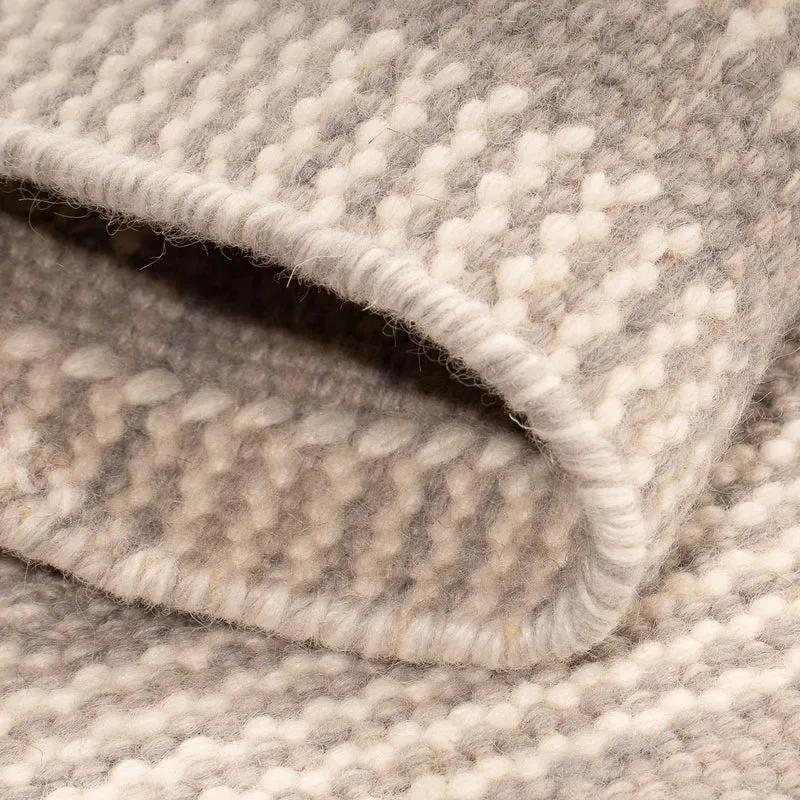 Kelim Modern Teppich 60x60cm - beige
