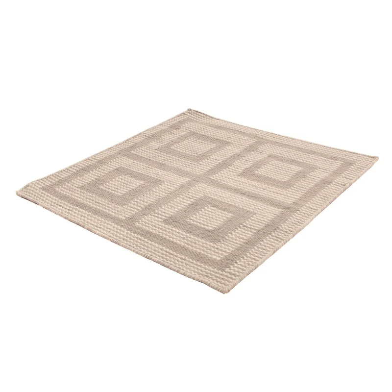 Kelim Modern Teppich 60x60cm - beige