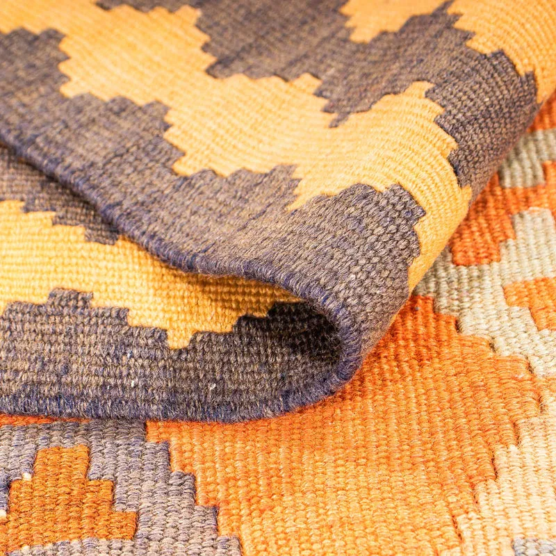 Kelim Teppich Old 140x290cm - mehrfarbig