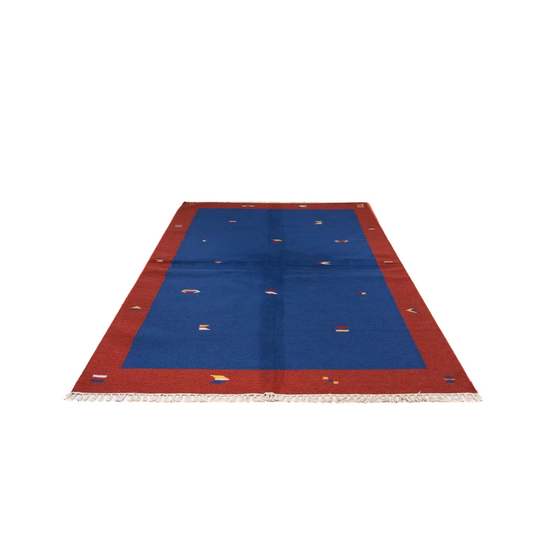Kelim Teppich - Trendy 170 x 240 cm - dunkelblau