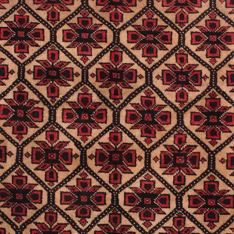 Belutsch Teppich 84x146cm - Orientteppich - hellbraun