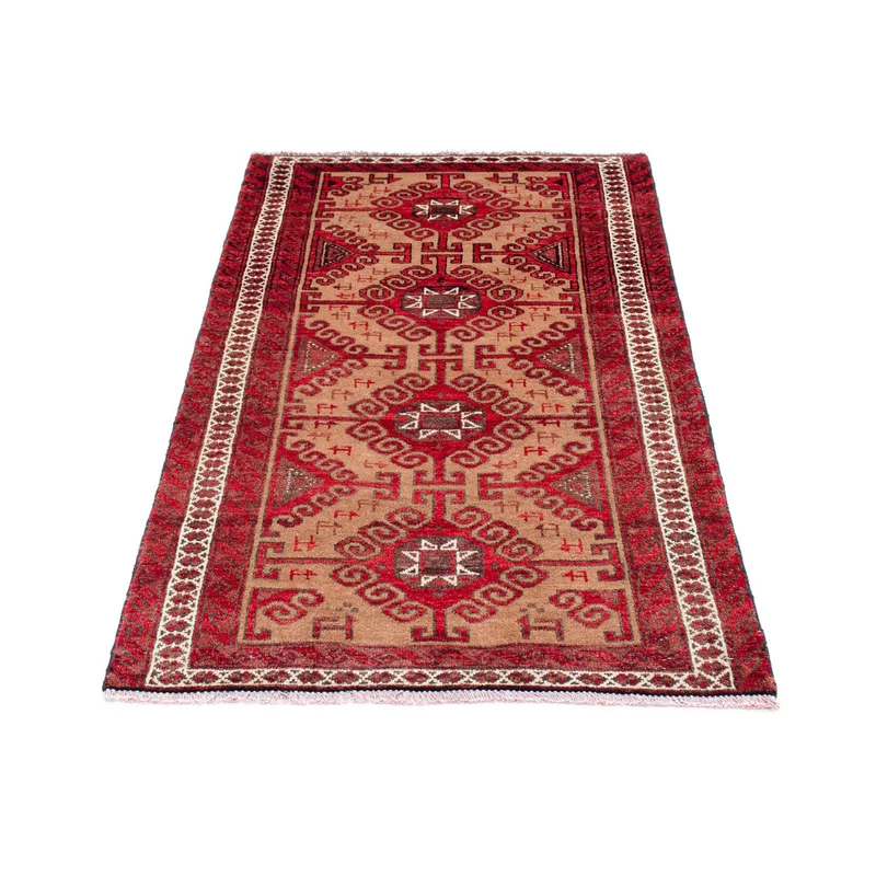 Belutsch Teppich 76x140cm - Orientteppich - rot
